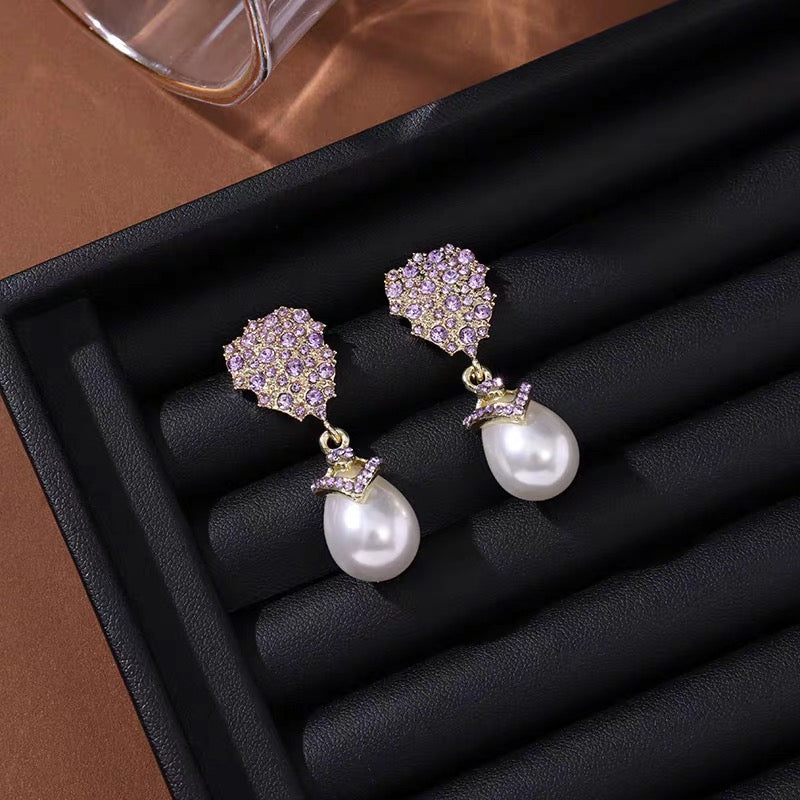 Long Pearl Earings