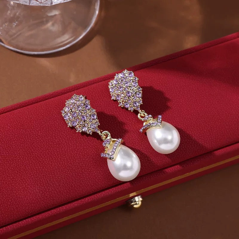 Long Pearl Earings