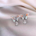 Butterfly Stone Earings