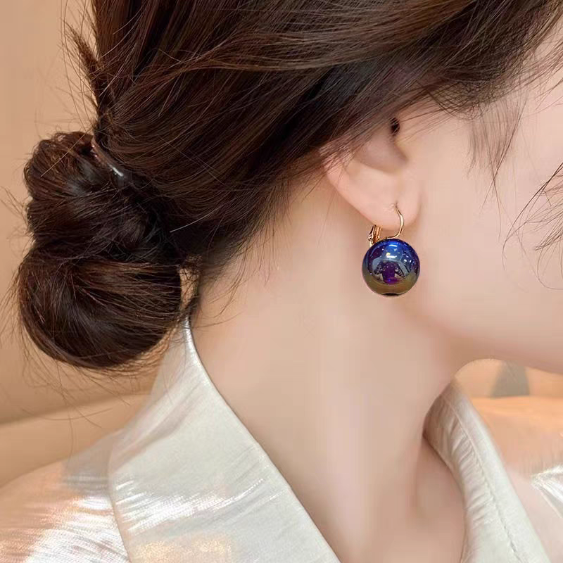 Multicolor Round Earings