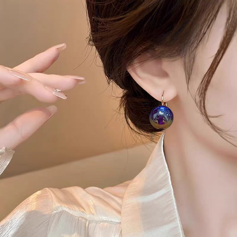 Multicolor Round Earings