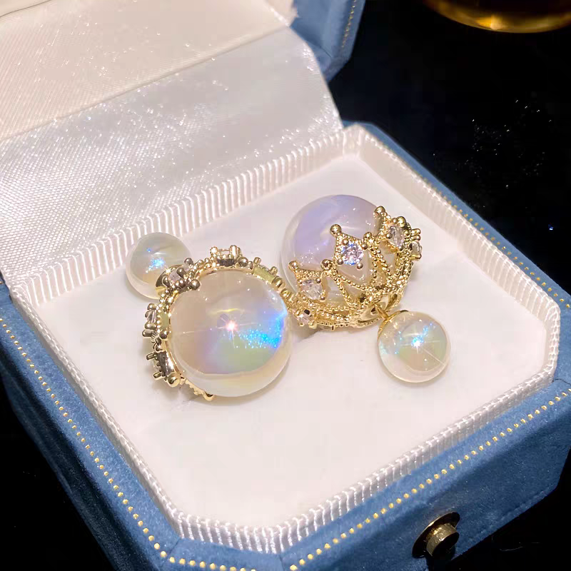 Crystal Pearl Earings