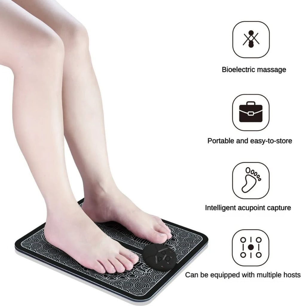 EMS Electric Foot Massager Leg Reshaping Deep Kneading Muscle Pain Relax Machine