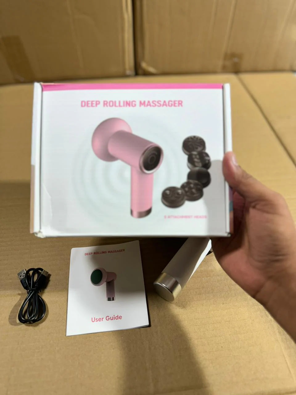 Portable Deep Tissue Percussion Massager with 6 Speeds (Original) | Powerful & Long-Lasting Massager